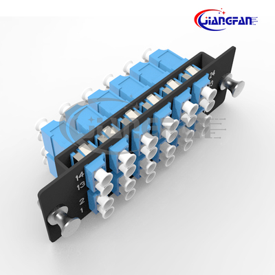 R1 Series 24 Fiber LC Duplex Fiber Adapter Metal Panel